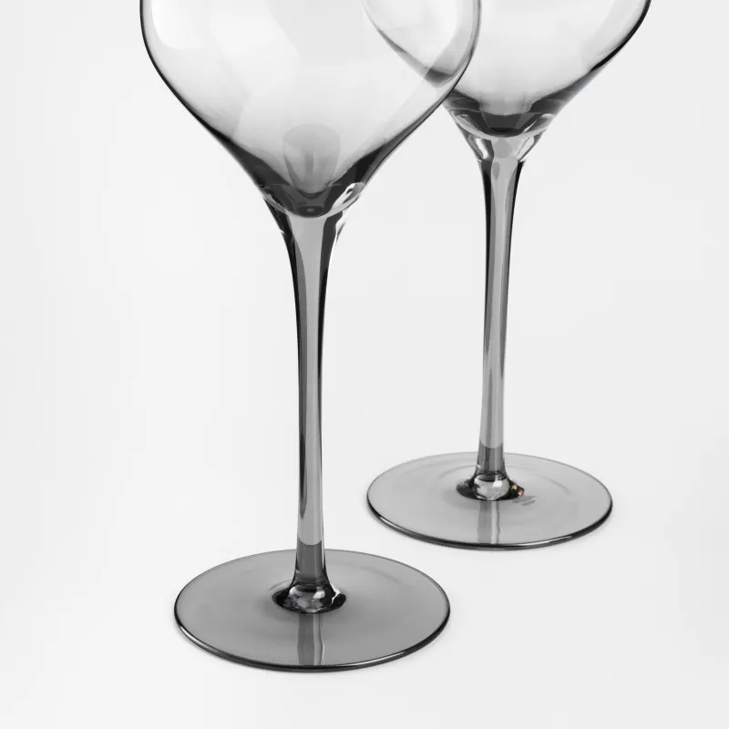 Ақ шарап бокалы, 460 мл, 2 дана, шыны, сұр, Charm l Color, image-4