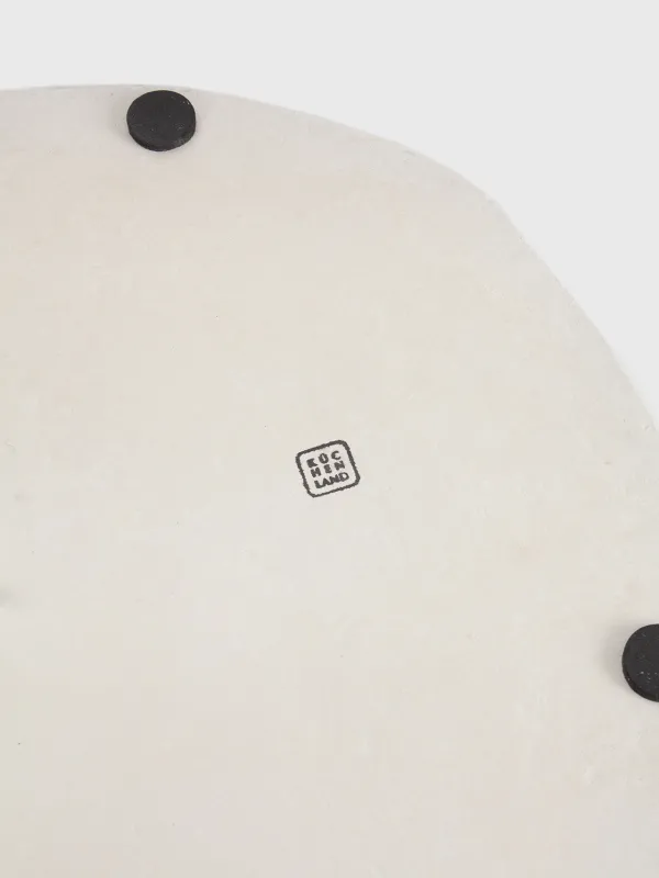 Кофе үстелі, 38х48 см, магний, дөңгелек, ақ, Antic, image-5