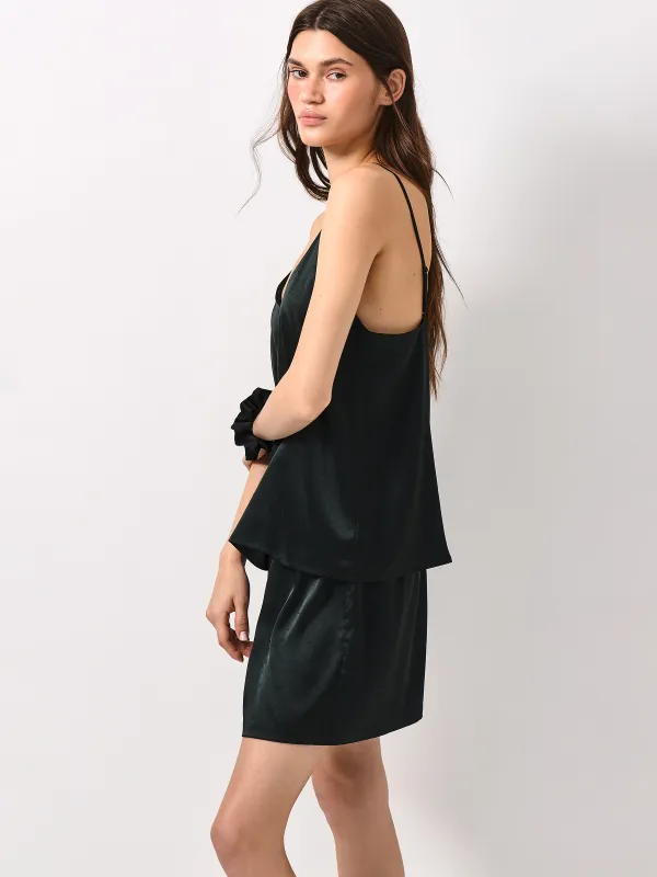 Әйелдерге арналған топ, үйге арналған, өлшемі S, белдіктері бар, полиэстер/эластан, жасыл, Жұлдыздар, Chloe, image-3