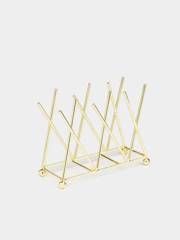 Майлық салғыш, 14 см, металл, алтын түстес, Twist gold, image-2