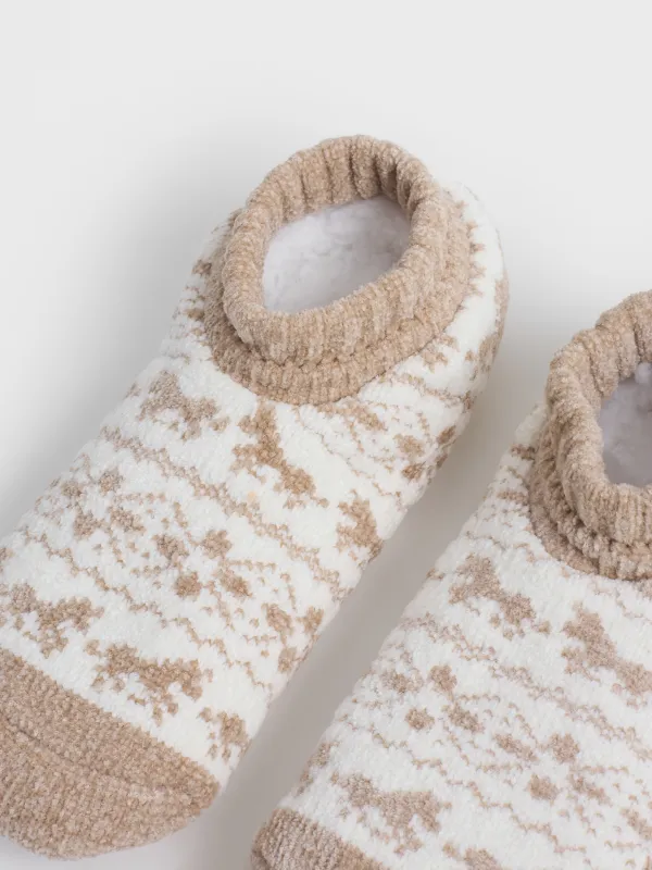 Носки женские, шенилл/шерпа, Hot winter, image-1