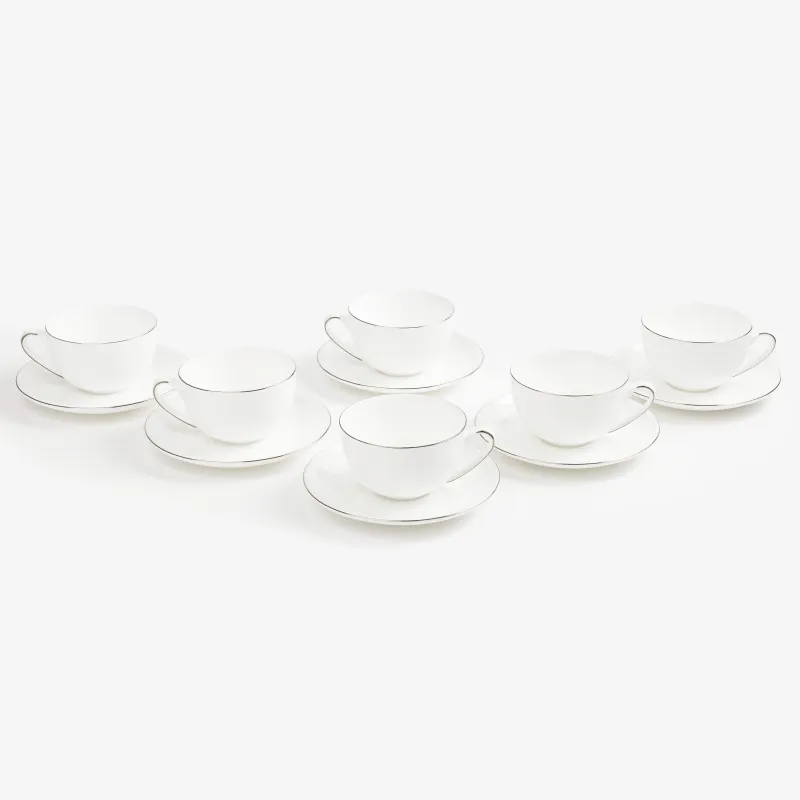 Пара чайная, 6 перс, 12 пр, 250 мл, фарфор F, Antarctica, image-1