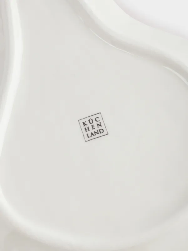 Ыдыс, 21х16 см, керамика, сүт түстес, Асқабақтағы кірпі, Slight frost, image-4