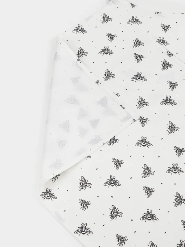 Алжапқыш, 70х85 см, мақта, сарғылт-қоңыр, Аралар, Honey, image-3