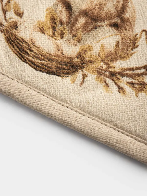 Ыдыс ұстағыш, 20х20 см, мақта, сарғылт-қоңыр, Пасха қояны, Rabbit Easter, image-3