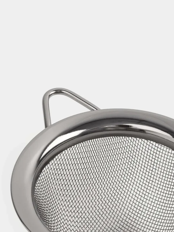 Сито, 19 см, с ручкой, сталь, темно-серое, Titanium, image-4