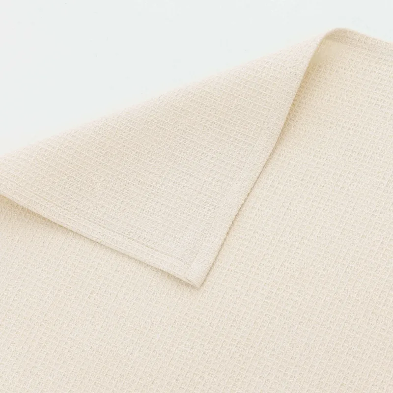 Ас үй сүлгісі, 40х60 см, 3 дана, мақта, ментол/қоңыр/сарғылт-қоңыр, Waffle, image-4