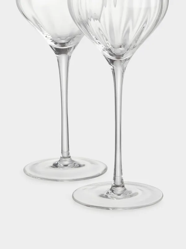 Ақ шарапқа арналған бокал, 460 мл, 2 дана, шыны, алтын түстес жиегі бар, Charm R gold, image-3