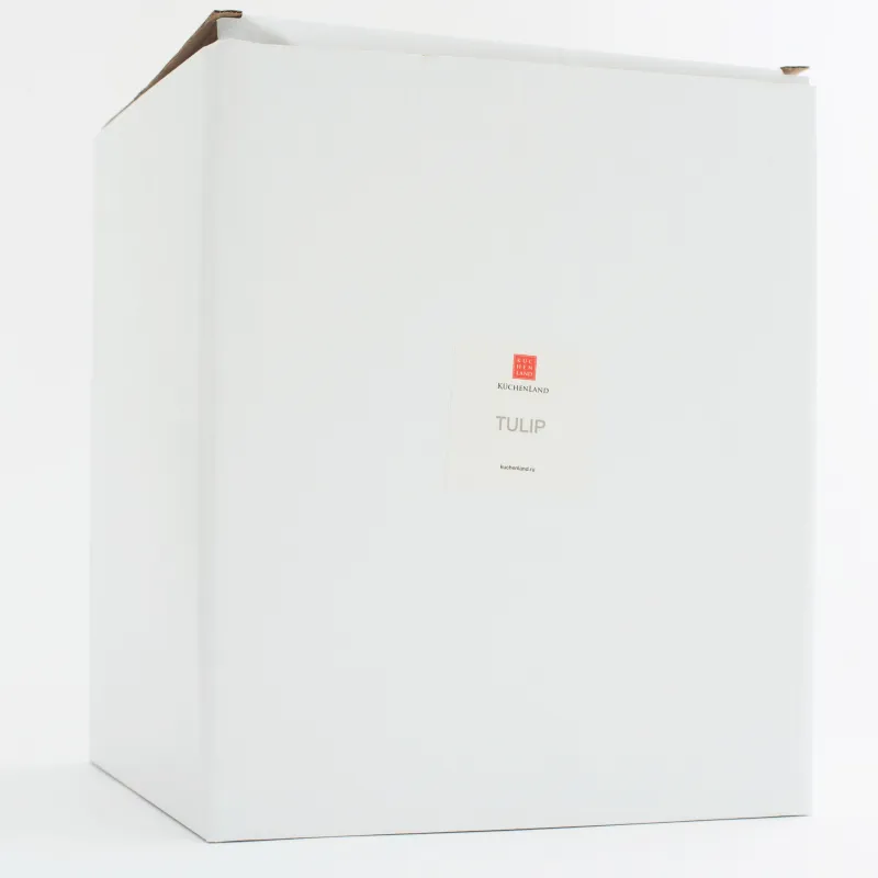 Гүл вазасы, 25 см, сәндік, керамика, ақ, қызғалдақ, Қызғалдақ, image-4