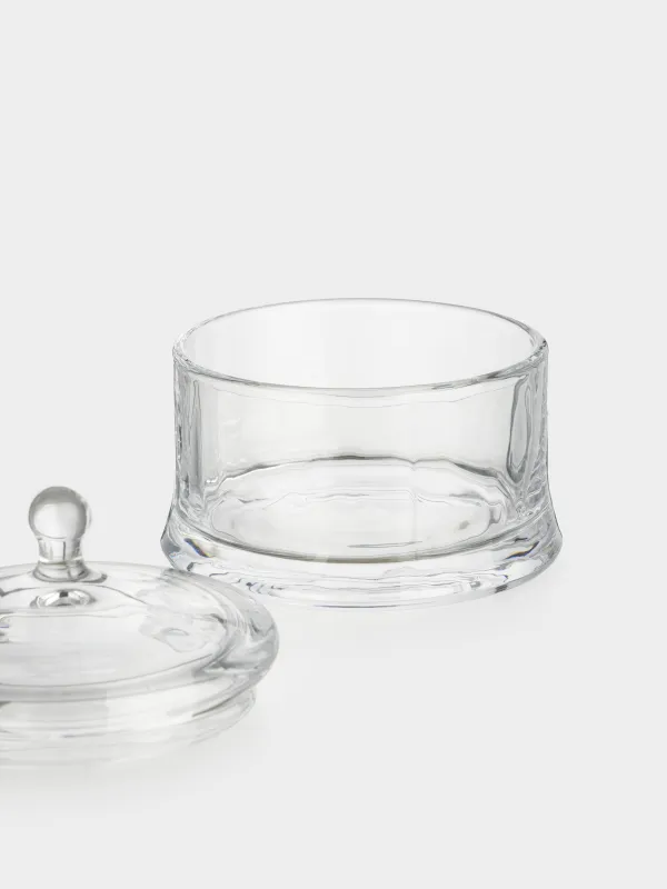 Кәмпит ыдысы, 11x10 см, қақпағы бар, шыны, Clear, image-2