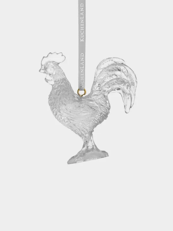 Сәндік салпыншақ, 8 см, керамика, көк, Әтеш, Tradition Easter, image-1