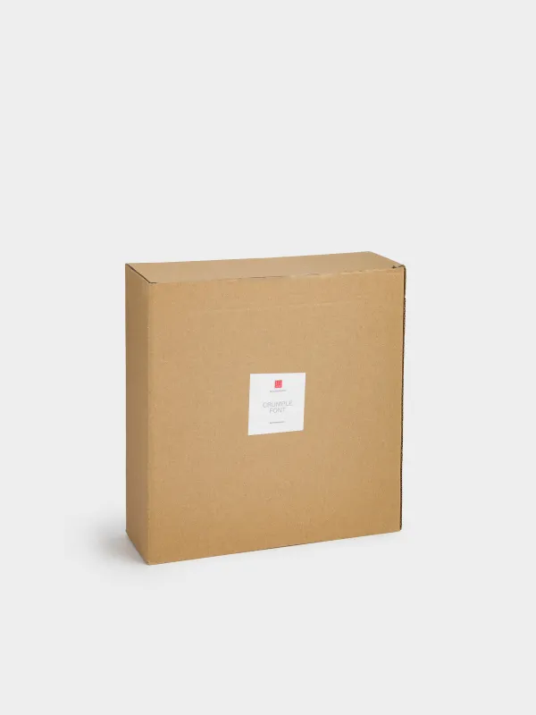 Дуршлаг, 15 см, тұтқасы бар, керамика, сүт түстес, Crumple font, image-5