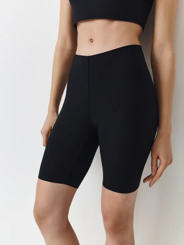 Әйелдерге арналған велосипедкалар, спорттық, өлшемі XS, эластан/полиамид, қара, Ligita, image-1