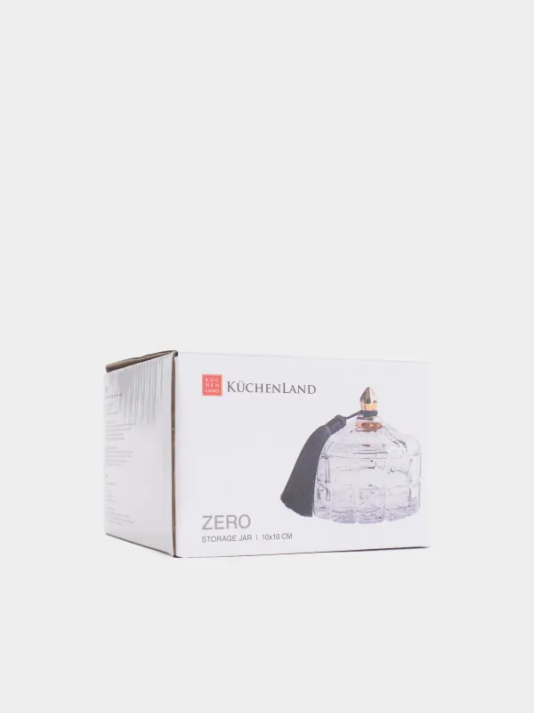 Сақтау сыйымдылығы, 10x10 см, 240 мл, щеткамен, Шыны Р / вискоза, нөл, image-5