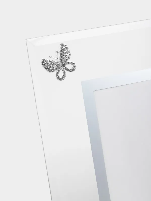 Фоторамка, 23х18 см, стекло, Бабочки, Sheer, image-1