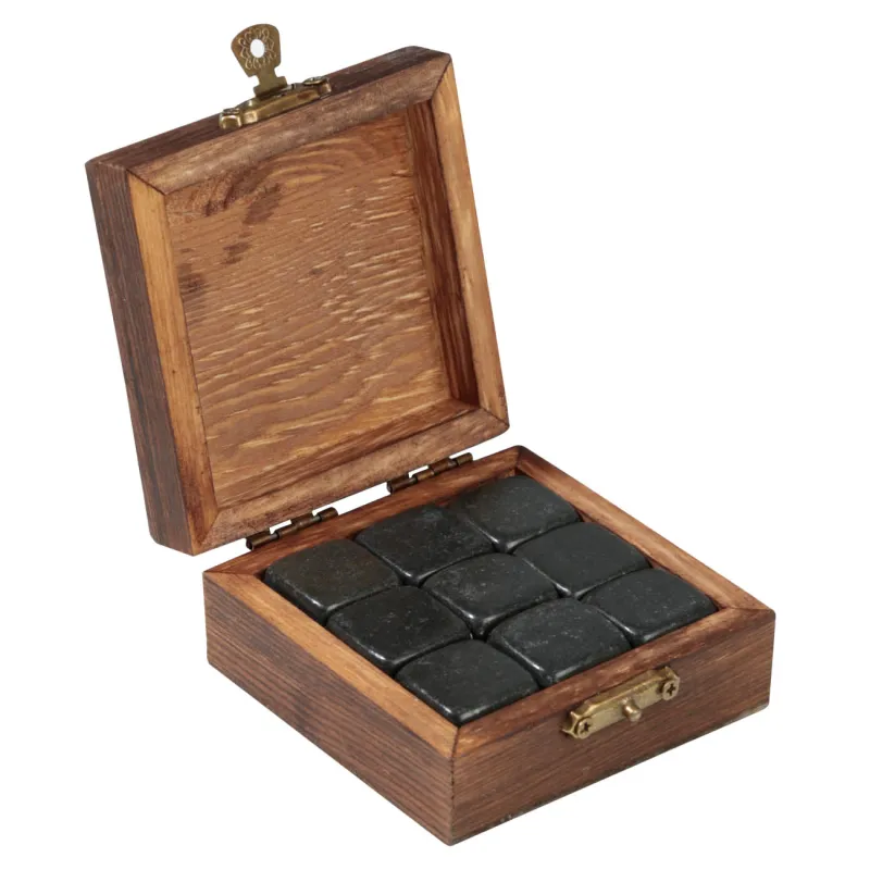 Набор кубиков для охлаждения напитков, 10 пр, в коробке, базальт, Bar