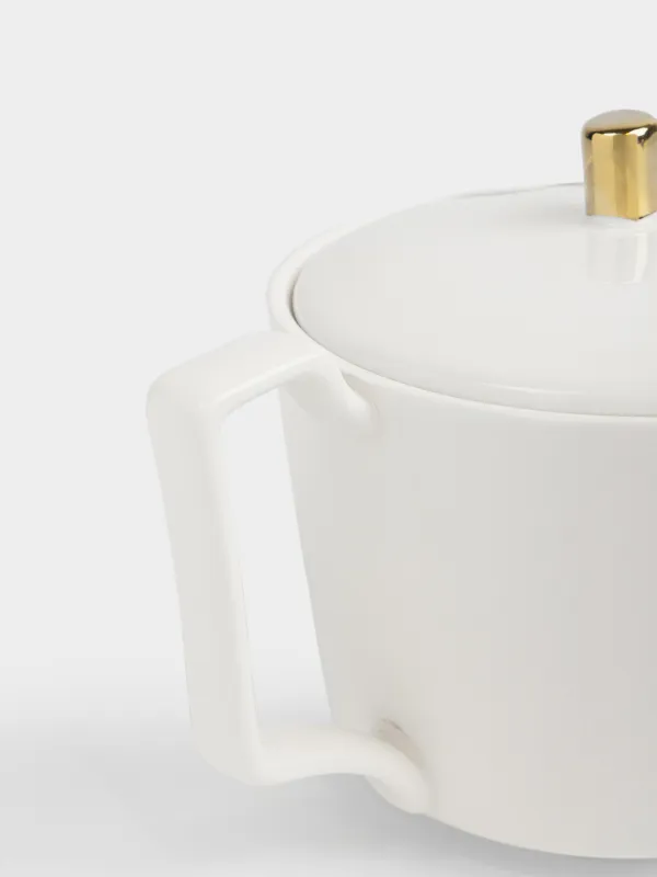 Шайнек, 700 мл, фарфор N, ақ-алтын, Кинцуги, Revival, image-2