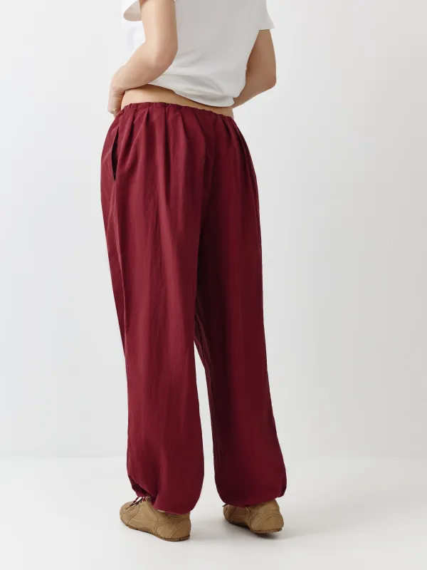 Әйелдер шалбары, өлшемі L, нейлон, қызыл, Bernarda, image-3