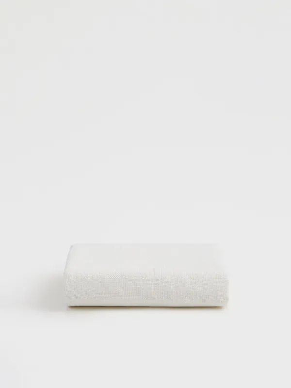 Дастархан, 160х160 см, тігісі бар, полиэстер, сүт түстес, Кендір мата, Gunny traditions, image-6