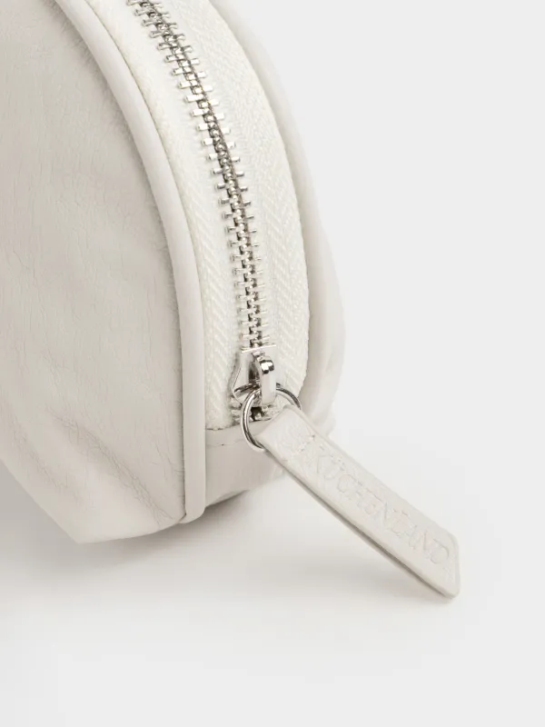 Косметикалық сөмке, 16х12 см, полиуретан, сұр, Narrow, image-2