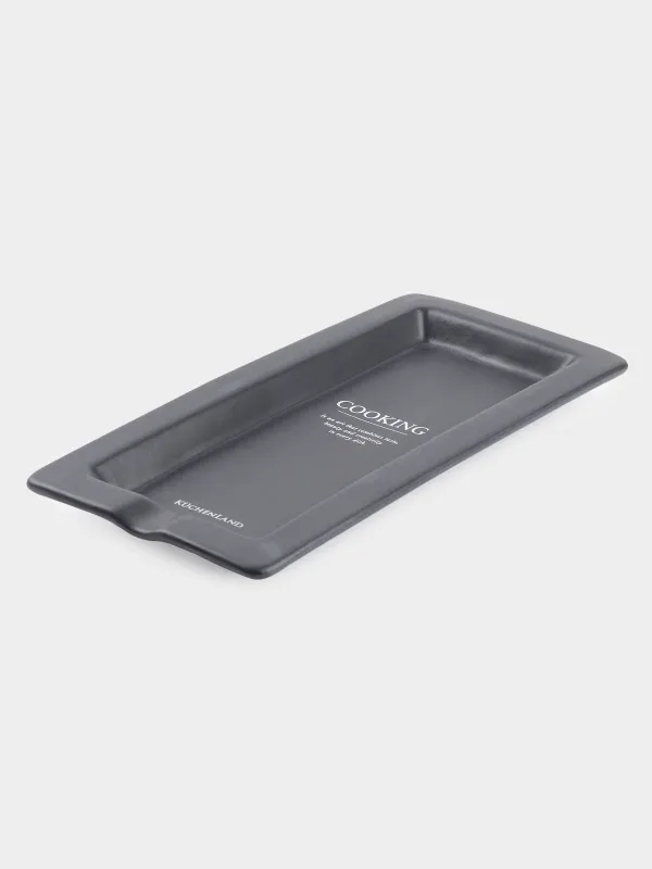 Қасық тұғыры, 24x11, керамика, тікбұрышты, қара, Course, image-2