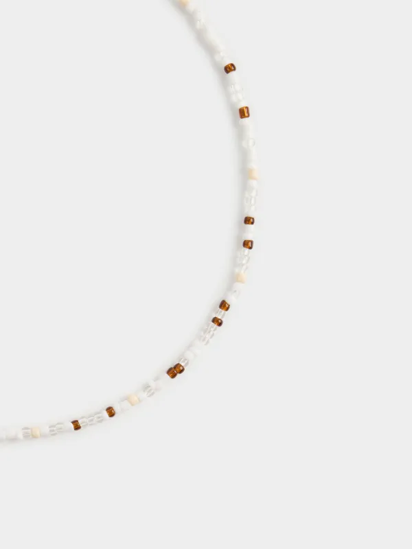 Цепочка, 45 см, пластик, цветная, Pearl color, image-2