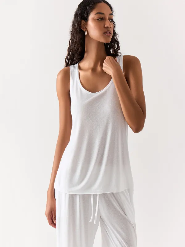 Брюки домашние, белые, Railia, image-4