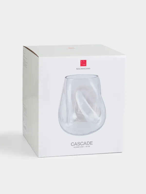 Ваза для цветов, 25 см, с перламутром, Cascade, image-4