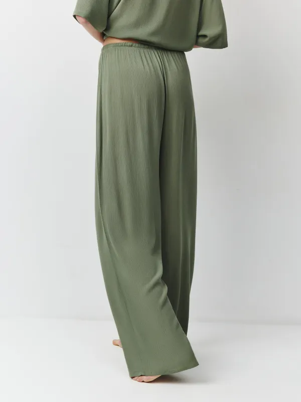 Әйелдер шалбары, өлшемі S, вискоза, жасыл, Julie, image-3