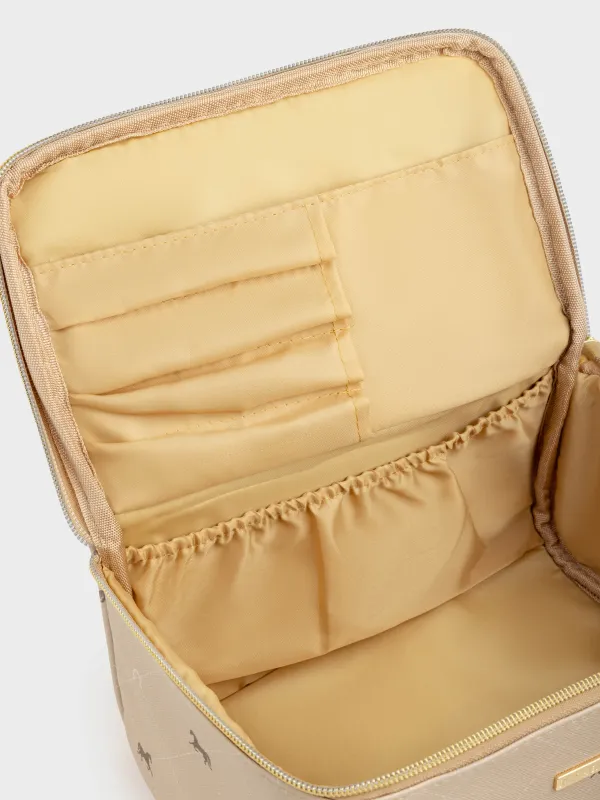 Косметичка, 25х13 см, с ручкой, Лошади, Beauty horse, image-3