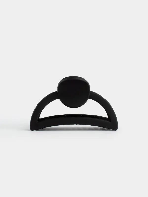 Шаш қыстырғыш, 9 см, пластик, қара, краб, негізгі, image-0