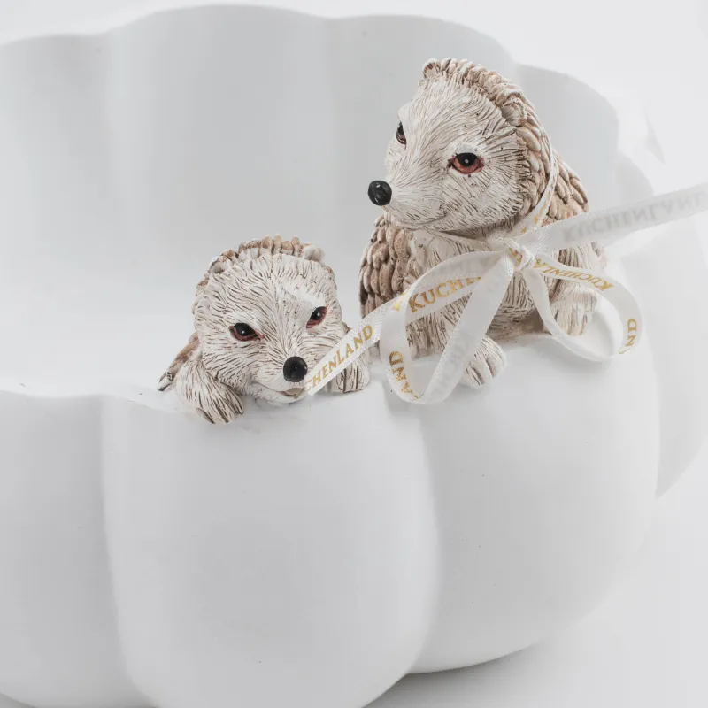 Ваза декоративная, 20х14 см, полирезин, Slight frost, image-3