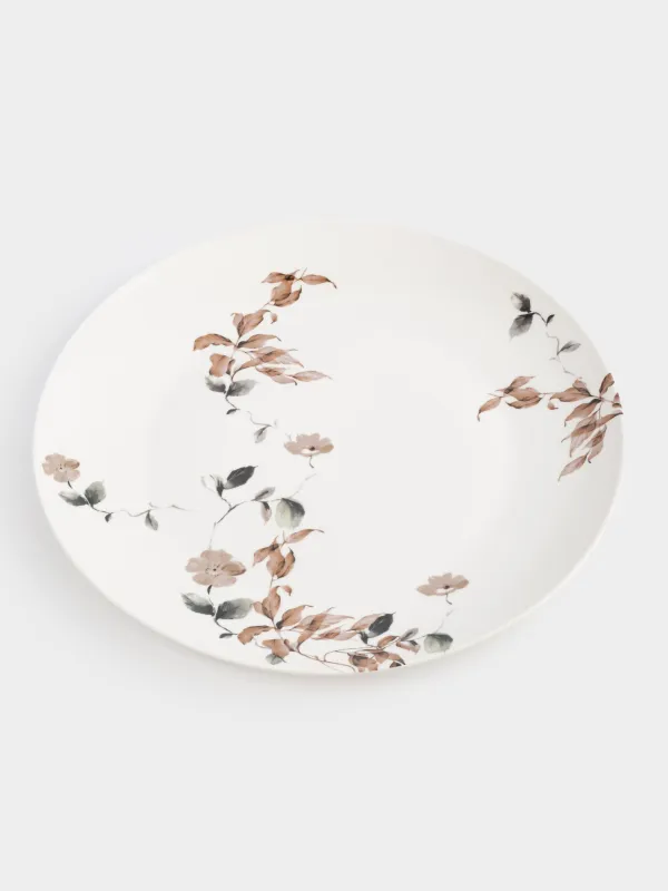 Түскі ас тәрелкесі, 27 см, фарфор N, Күзгі гүлдер, Refined floral, image-1