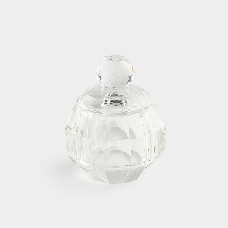 Шкатулка для украшений, 8 см, кристальное стекло, Lux crystal