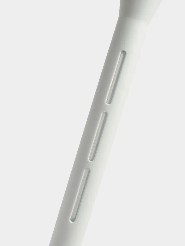 Ерш дәретхана, 41 см, жуғыш зат стендімен және диспенсерімен, резеңке / пластик, сұр-ақ, нұқыңыз, image-3