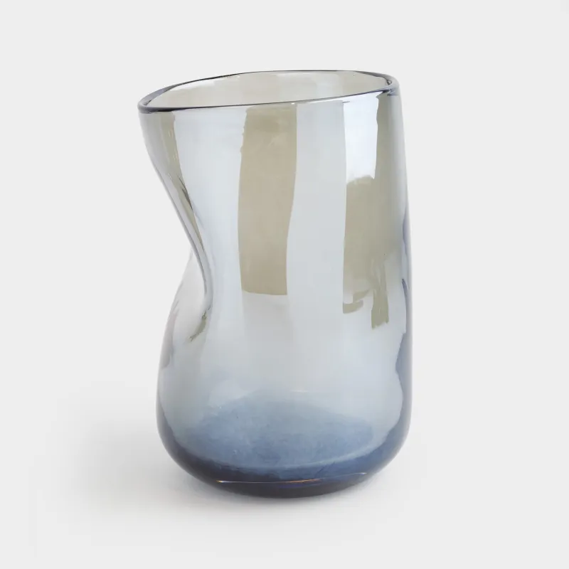 Ваза для цветов, 22 см, стекло, Polar color