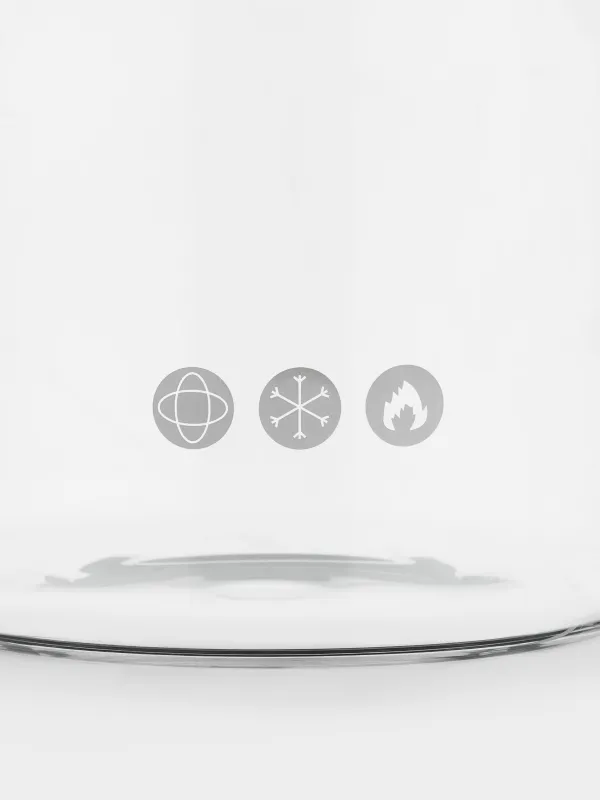 Кастрюля, 16 см, 2,5 л, с крышкой, стекло Б, Clear, image-5