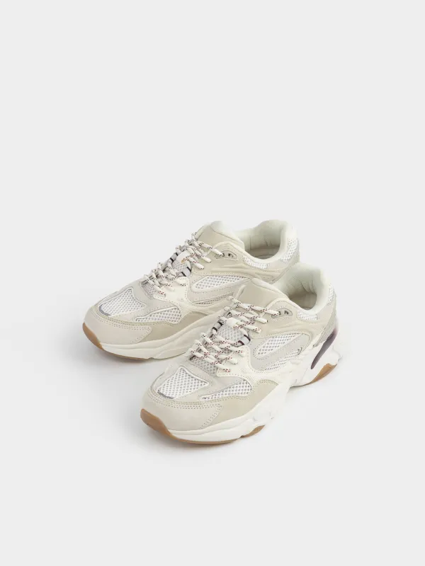 Кроссовки бежево-серые, Renske, image-1