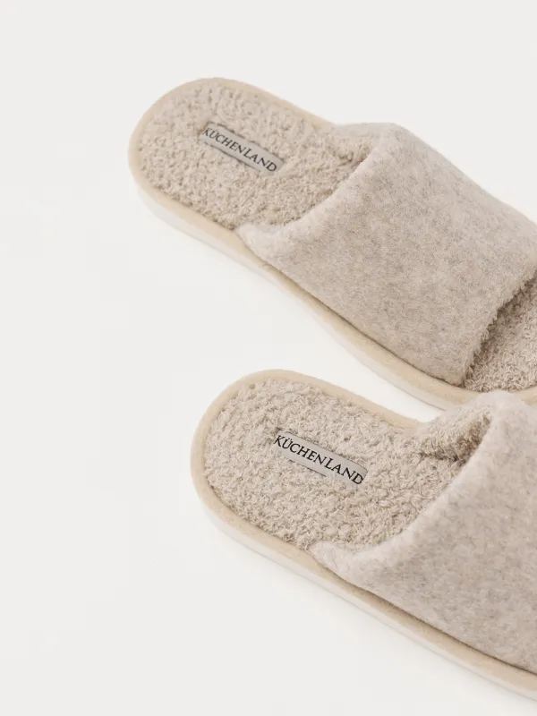 Әйелдер тәпішкелері, үйге арналған, өлшемі 36-37, полиэстер, сарғылт қоңыр, Breath, image-4