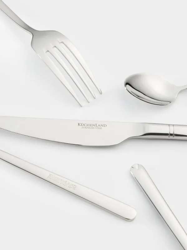 Столовые приборы, 6 перс, 24 пр, сталь, Chicago, image-1