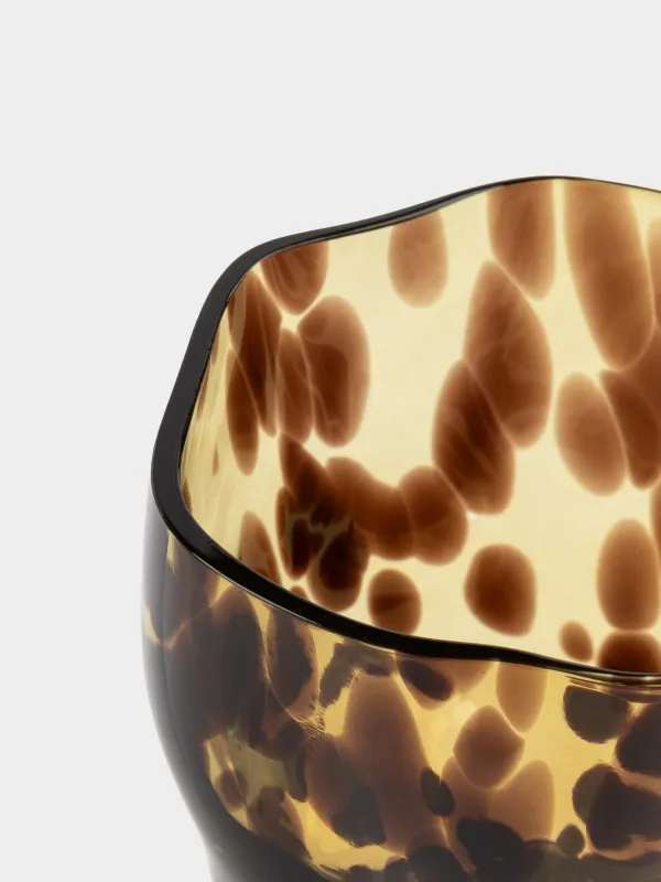 Шарап бокалы, 320 мл, шыны Р, қоңыр, Анималистік өрнек, Nors color, image-3