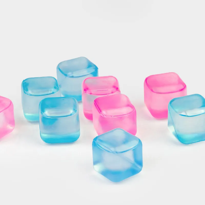 Сусындарды салқындатуға арналған текшелер жиынтығы, 10 дана, пластик, қызғылт/көгілдір, Dolce Vita, image-0