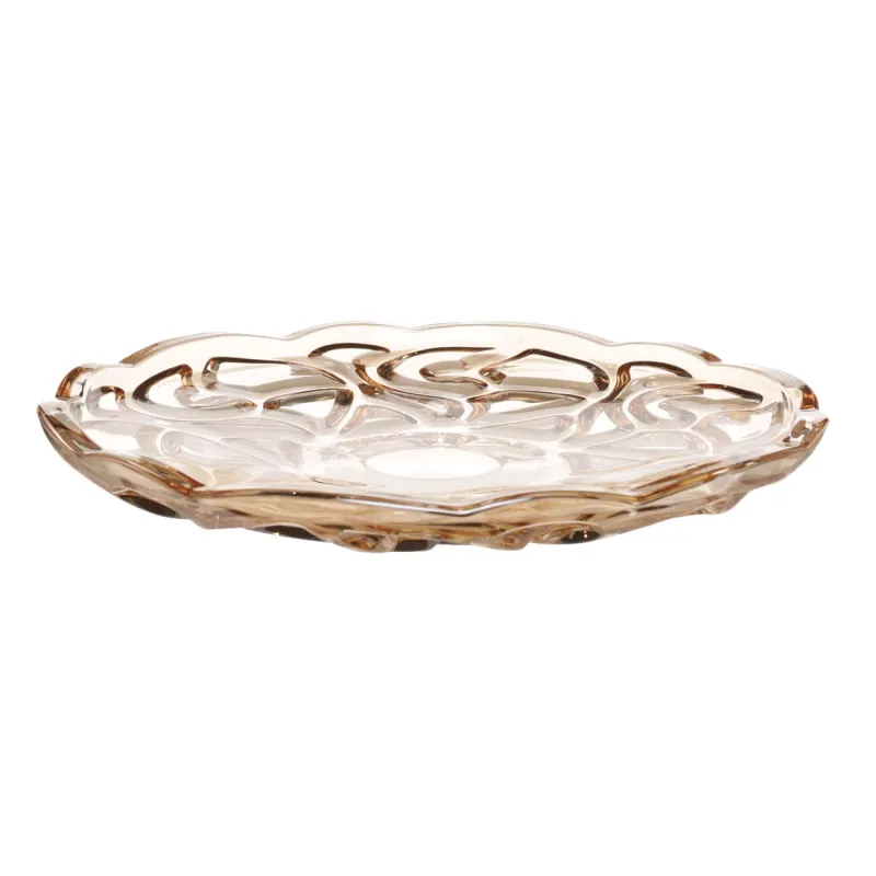 Табақша, 32 см, Шыны Р, кәріптас, өрнектер, Gala, image-1