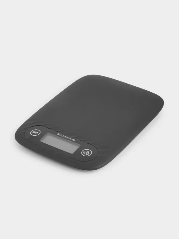 Весы кухонные, 22х16 см, электронные, подвесные, пластик/резина черные, Libra