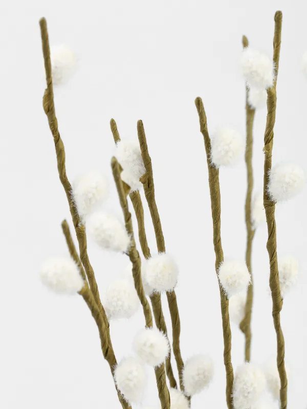 Ветка декоративная, 46 см, пластик/бумага, Верба, Willow decor, image-2