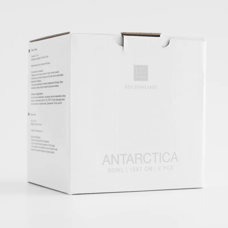 Пиала, 12х7 см, 2 дана, фарфор F, Antarctica, image-6