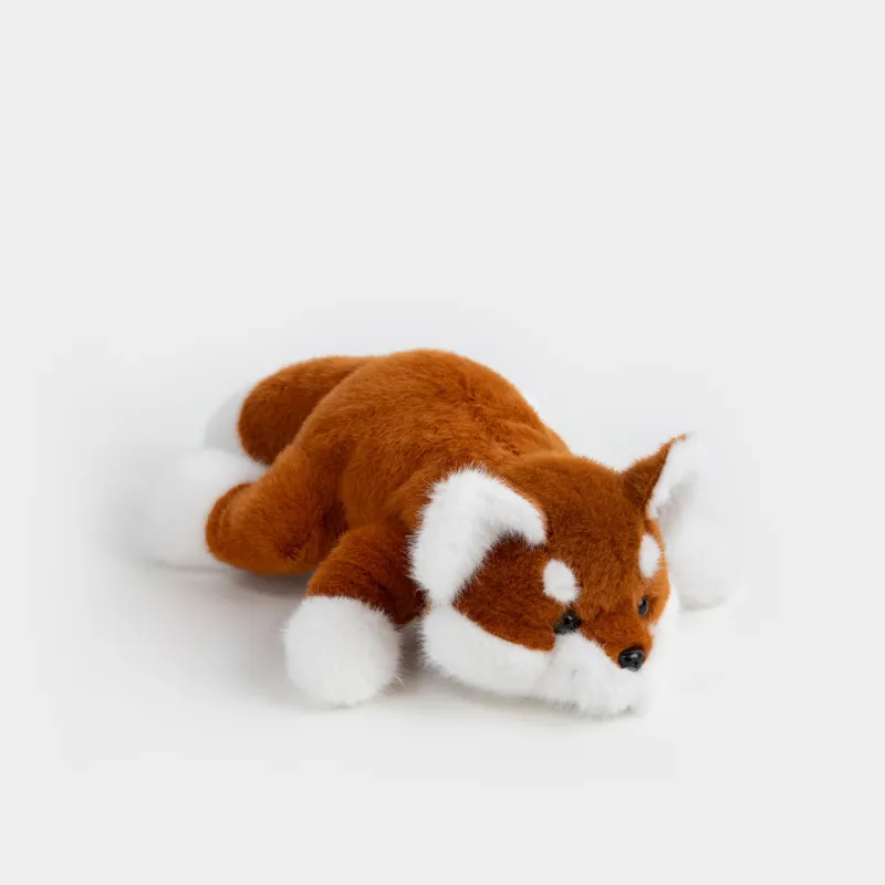 Игрушка, 46 см, мягкая, полиэстер, оранжево-белая, Лиса, Forest animals