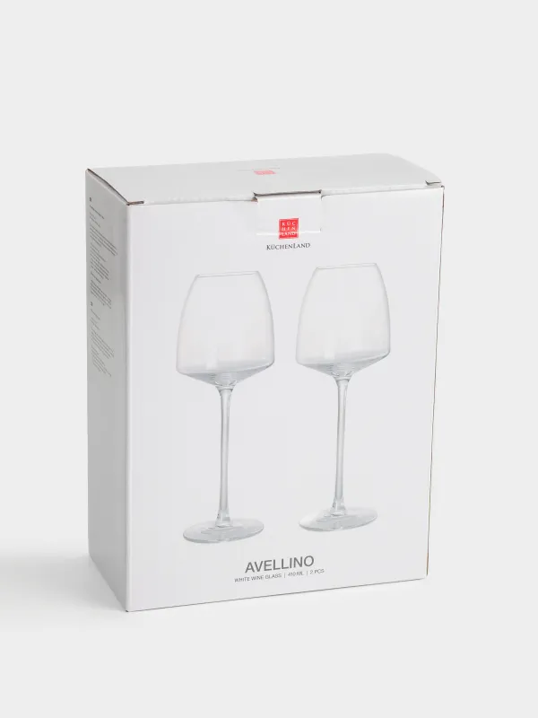 Ақ шарап бокалы, 400 мл, 2 дана, кристалды шыны, Avellino, image-5