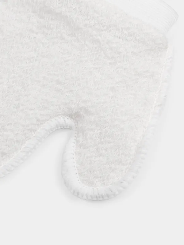 Денені жууға арналған қолғап, 21х17 см, қабыршақтайтын, полиэстер / нейлон, ақ, Unique spa, image-5