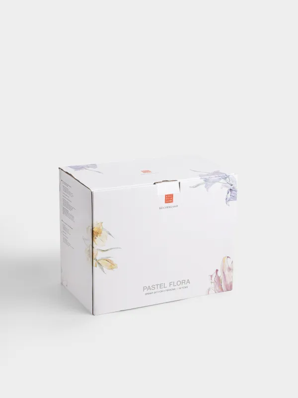 Сервиз обеденный, белый, Pastel flora, image-7